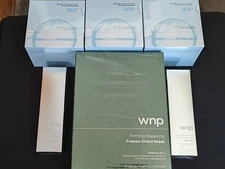 WNP (3) 3% Hyaluronic Acid Serum W/ Freeze Dried Masks & (2) Eye Cream Set