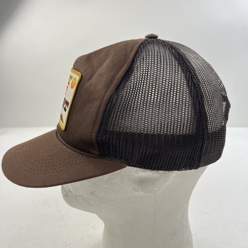 DDC Draplin Way Out West Brown Trucker Snapback Hat Patch Western Action Cap - Bild 5 von 9
