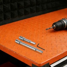 2Pcs Drill Bit Extension Set 3/8 In Shank High Carbon Steel