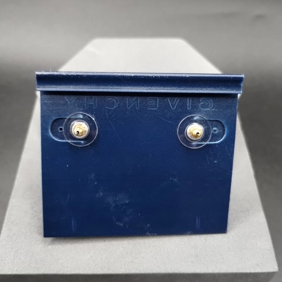 Vtg Bijoux Givenchy Faux Pearl Gold Tone Round Pierced Earrings  - Image 3 of 4