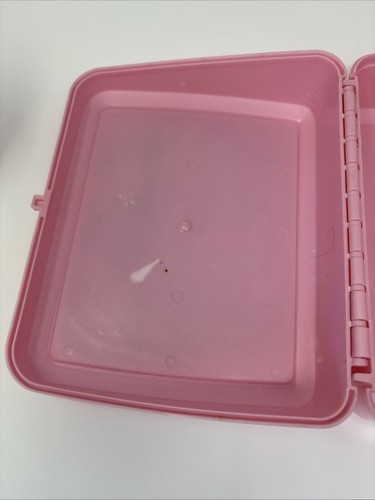 Vintage Aladdin Walt Disney Cinderella Brotdose und Thermoskanne rosa   - Bild 13 von 14