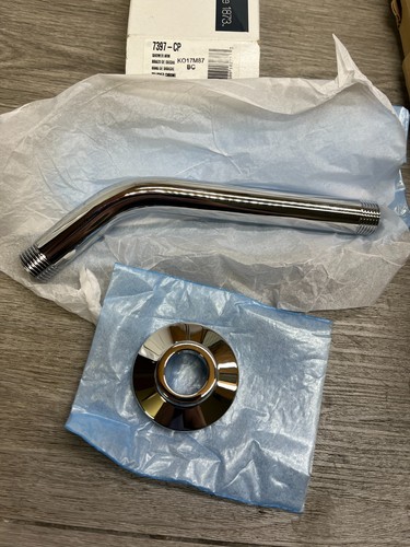 Kohler K-7397-CP MasterShower 7-1/2" Wandmontage Duscharm und Flansch