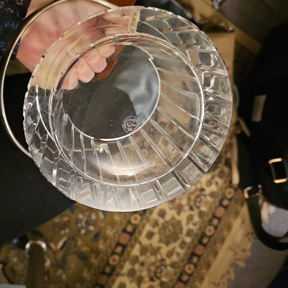 Cubo de hielo vintage Baccarat cristal años 70 Francia Foto 4 de 4