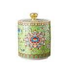 Enamel Ceramic Tea Caddy Tea Canister Tea Storage Container Tins Jar with Air...
