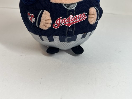 Juguete de peluche Ty Beanie Ballz Cleveland Indians sin etiqueta de béisbol coleccionable - Imagen 3 de 13