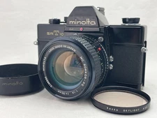 Read [Exc+5] MINOLTA SRT101 BL 35mm SLR Film Camera/ MC Rokkor-PG 50mm f1.4 #807