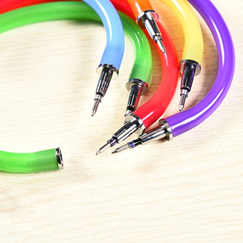 10 Pcs Bracelet Pen Fluorescent Wristband Colorful Child Student - Picture 2 of 12