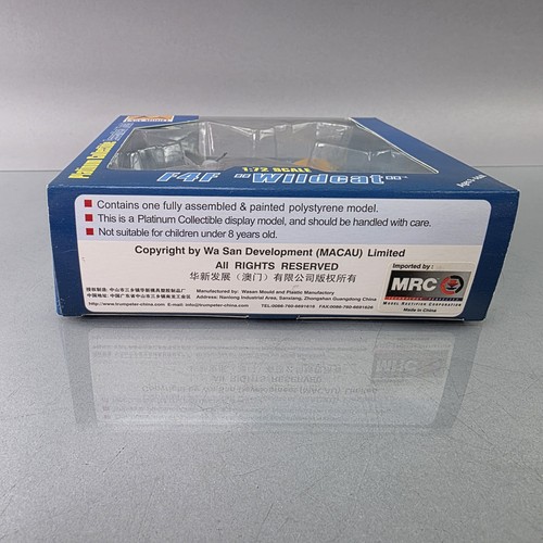 Easy Model 1:72 F4F Wildcat VF-41 USS Ranger Atlantic 1945 Finished Model WWII - Picture 7 of 7