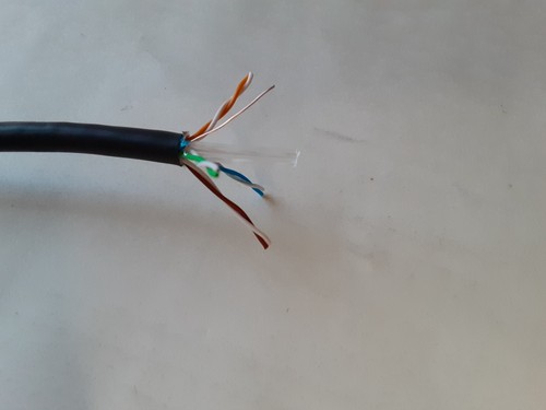 1000FT CAT6 FTP Shielded Indoor Network Ethernet Cable Bulk 23 AWG Black - Picture 3 of 4