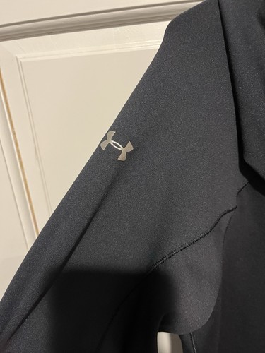 Under Armour Cold Gear Pullover Hoodie Large Damen schwarz Fleece gefüttert - Bild 6 von 10