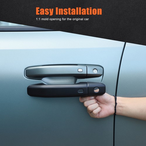 4x Para Hummer EV 2024 Negro ABS Mango Exterior Cubierta Protectora Mate - Imagen 8 de 9