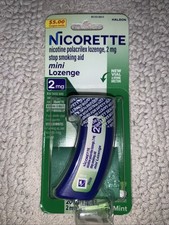 Nicorette Mini Lozenges - Mint - 2MG - 20ct Exp 2026 - NEW AND SEALED