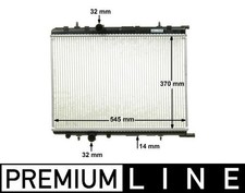 MAHLE CR 515 000P Kühler, Motorkühlung für CITROËN PEUGEOT