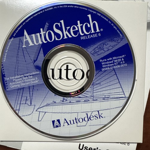 Vintage Autodesk Autosketch Release 6 For Windows 95, 98, NT - Picture 2 of 9