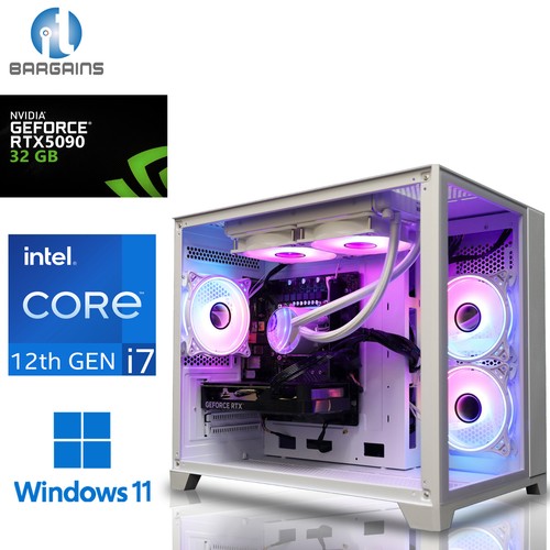 Liquid Cooling Gaming PC RTX 5090 32GB - i7 12700KF 64GB DDR5 2TB M.2 Windows 11 - 第 1/6 張圖片