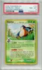 2006 POKEMON EX DRAGON FRONTIERS SNORLAX #10/101 RARE HOLO FOIL PSA 8 B E4