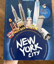 NEW YORK CITY Papermade Paper Craft Buildings NYC SEE NOTES,Brooklyn Bridge, Etc