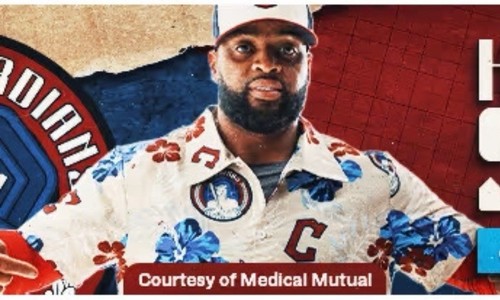 City Connect Hawaiian Shirt XL SGA 7/6/25 Cleveland Guardians /10,000 *IN HAND*