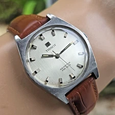 Vintage TISSOT SEASTAR PR516 men's manual wind watch 42516-2X  1966
