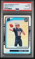 2024 Panini Donruss Optic Holo #229 Drake Maye Psa 10