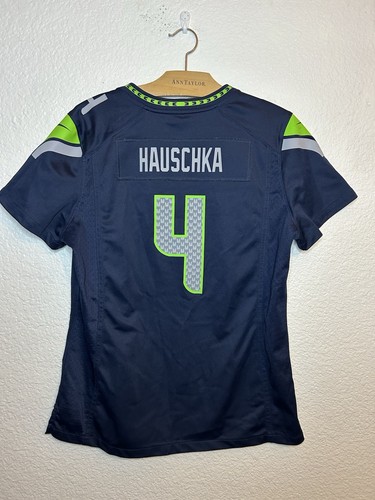 Steven Hauschka #4 Seattle Seahawks Nike On Field NFL Navy Trikot Damen Large - Bild 2 von 7