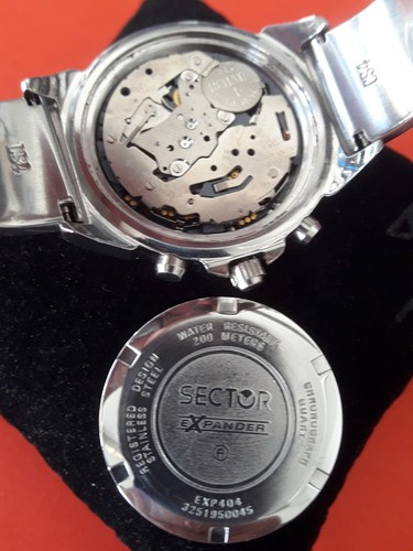 ✔✔OTTIMO VERO VINTAGE CRONO SECTOR NON LIMITS EXP 404 JAPAN MADE CAL.OS60 ✔✔ - Foto 11 di 13