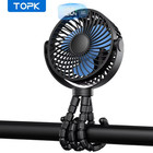 5000mah Mini Portable Stroller Fan,Battery Operated Small Clip Fan,Detachable 3S