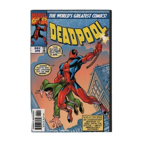 Deadpool #11 Spider-Man Amazing Fantasy 15 Homage 1 Marvel Comics 1997