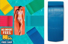 Frontgate Resort Collection 2" Pool Float Sea Blue Closed-Cell Foam Pillow