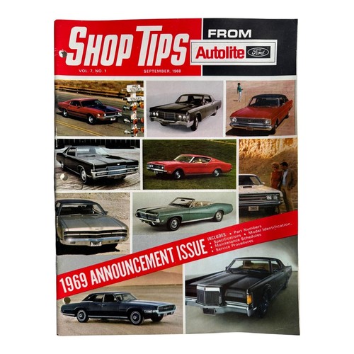1969 Mustang Ford Lincoln Mark 3 Torino 428 Mercury Shop Tips Announcement