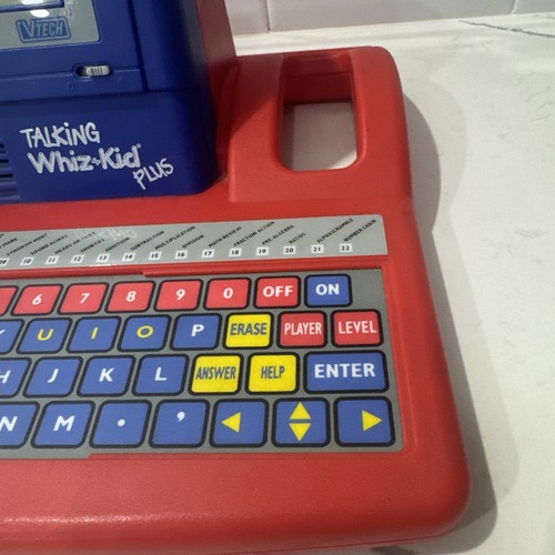 VTech Talking Whiz Kid Plus Vintage Educational Toy Tested No Battery Cover - Picture 2 of 11