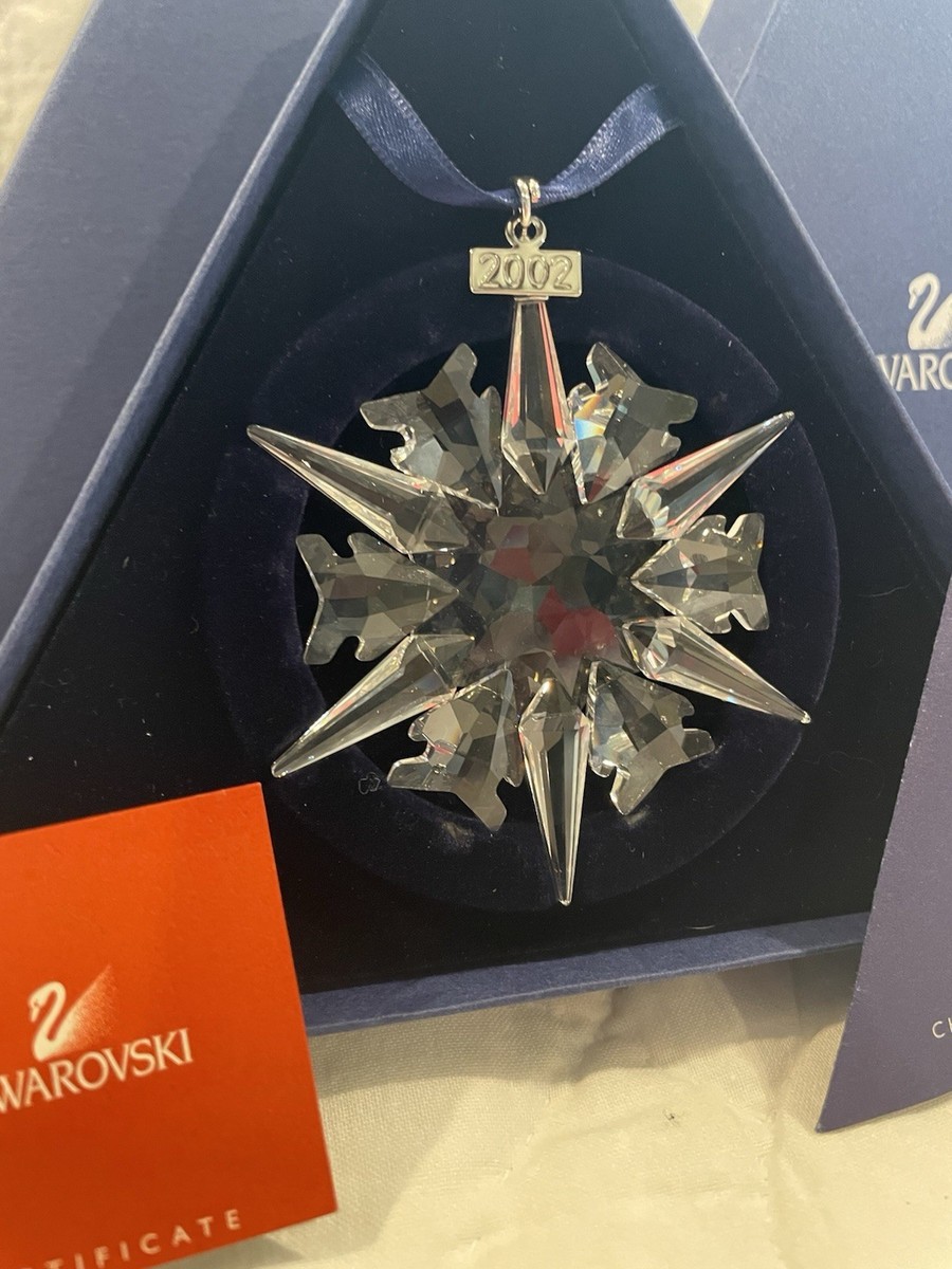 スワロフスキー クリスマス オーナメント 2002 楽天市場】スワロフスキー 2002年 限定 スノーフレーク 288802
