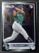 2022 Topps Chrome Cal Raleigh #149 RC Mariners Rookie