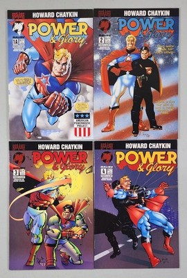 Power & Glory #1 Cover A 2 3 4 NM Full Set Malibu Bravura 1994 Howard Chaykin
