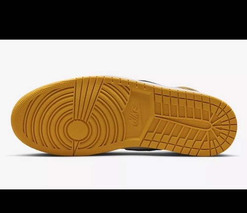 Nike Air Jordan 1 Retro High OG Yellow Ochre DZ5485-701 Mens GS New 9 - Picture 4 of 7