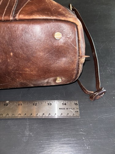Massimo Dutti Brown leather Tote bag Large Very Nice - Bild 7 von 14