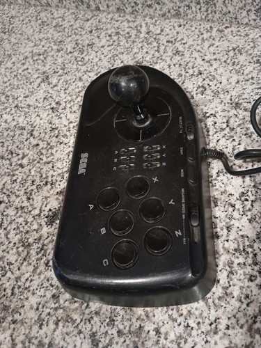 Sega Genesis Offizieller 6 Tasten Arcade Stick Controller MK-1627 Schwarz Original - Bild 4 von 4