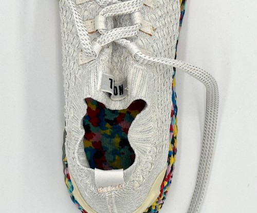 Nobull Zapatos Hombres Talla 9 Mujeres Talla 10.5 Blanco Salvaje Todo el Día Tejido Tenis para Correr - Imagen 6 de 7
