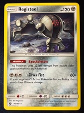 Registeel 96/168 Rare Celestial Storm Pokemon Lightly Played