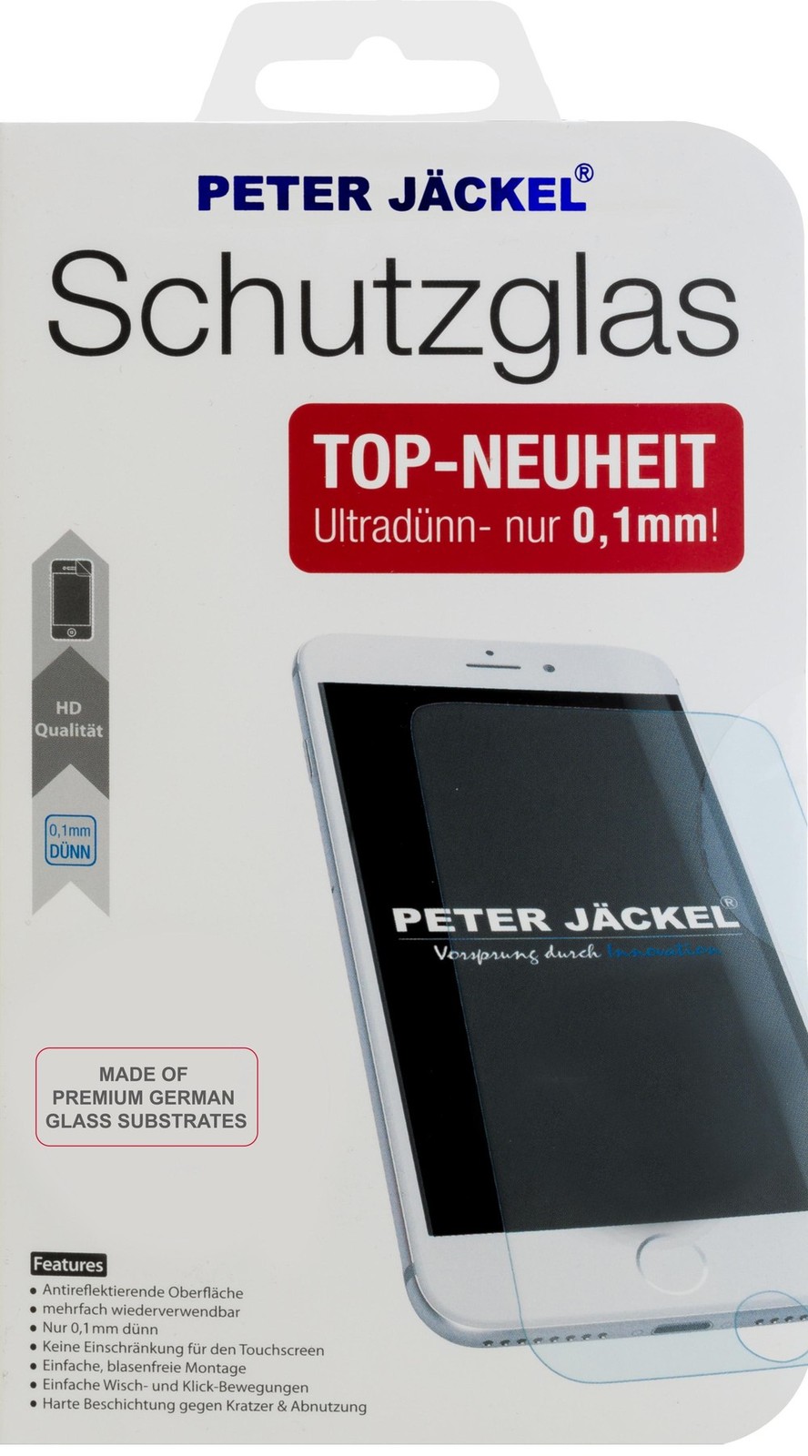 Стекло PETER JÄCKEL HD SCHOTT Glass 0,1 мм для Apple iPhone 13/13 Pro / #1907403