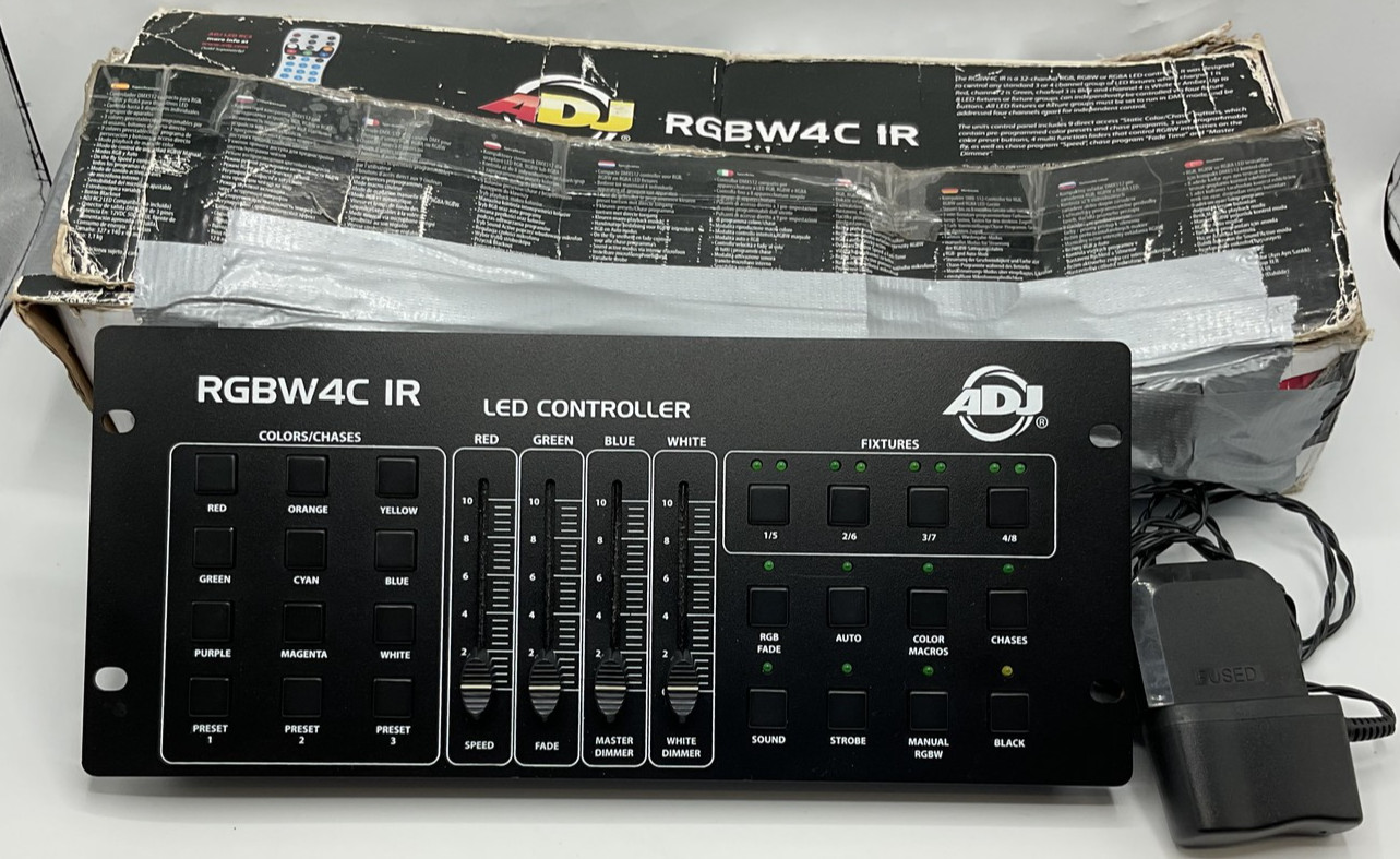 ADJ American DJ RGBW4C IR LED-Licht-Controller verpackt (VERSANDKOSTENFREI UK)