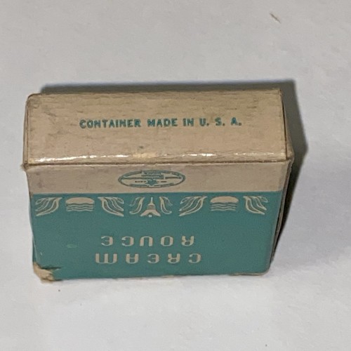 Nuevo de Lote Antiguo Años 40 Avon Cream Rouge En Caja Original - Buen Sello de Limpieza - Esmalte Aqua - Imagen 10 de 10