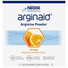 Nestle Arginaid Oral Supplement Orange 0.32 oz. Packet 56 Ct