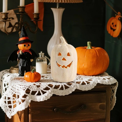 Pumpkins Outdoor Decor Fall Jack O Lantern Front Porch Halloween Decor Halloween - Picture 5 of 6