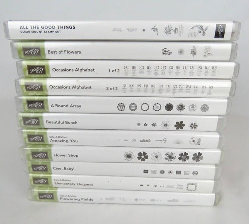 Stampin' Up Gummi + Acryl Stempelsets Mix Posten Neu und Gebraucht Sie wählen Set 1 - Bild 1 von 8