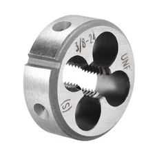 3/8-24 UNF Round Dies Machine Thread Threading Dies 1.2" OD Tool Steel