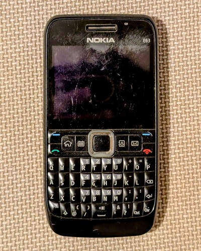 Nokia E63 - Black - Not Working/For Parts Only
