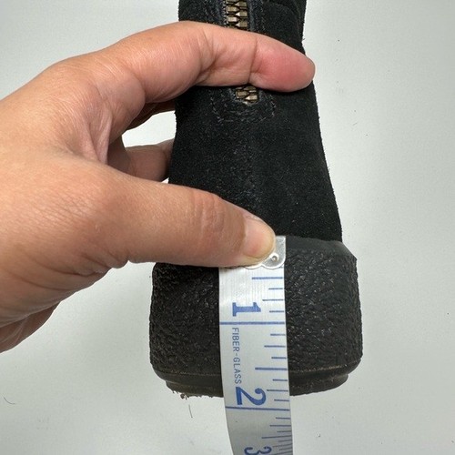 Gougar Button Winter Boot Women's Black Suede Sz 8 - Picture 12 of 16