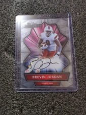 2021 Wild Card Alumination Brevin Jordan Rookie Auto! ???. rookie card picture