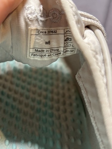 Crocs LiteRide 360 Pacer Women’s Size 8 Sneakers Shoes Gray Blue - Bild 6 von 8